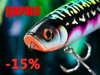 Nutzen Sie -15 % Rabatt auf RAPALA! Neue Lew`s Baitcasting-Rollen!