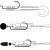 Gamakatsu Worm Offset RB Nano Alpha BESTEN KUNSTKODER Angelshop