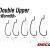 Decoy Double Upper Worm99 BESTEN KUNSTKODER Angelshop