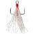 Mustad Drillingshaken In-Line Triple Grip Feathered BESTEN KUNSTKODER Angelshop